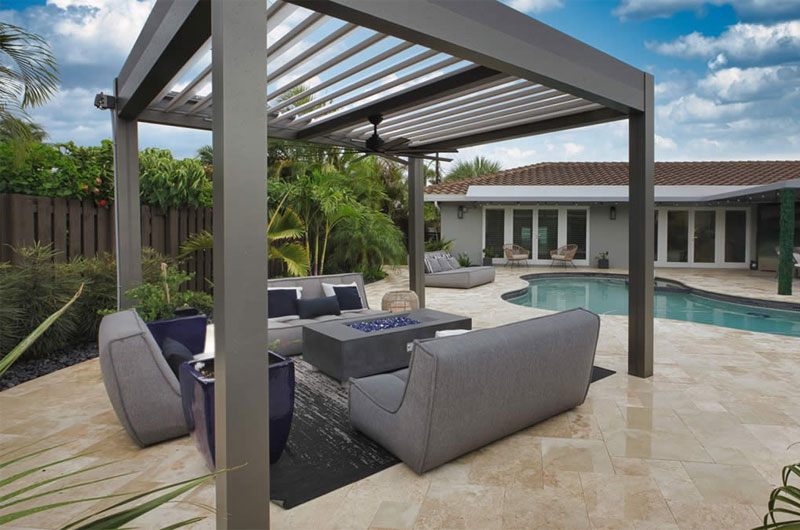 Aluminum Louvered Pergola